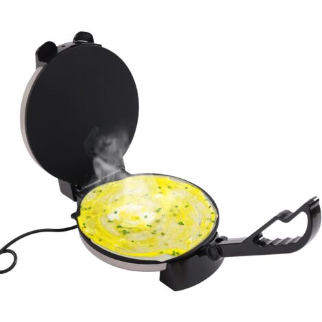 Machine à pain plat électrique Machine à crêpes Machine à crêpes Machine à tortilla Omelettes, Machine à crêpes 1800 W 220 V