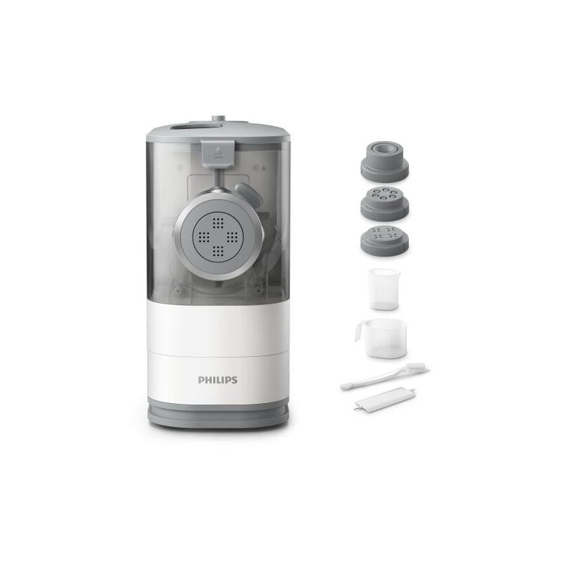 Philips - Machine a Pâtes HR2345/19 - Capacité 450g pâtes en 18min - 4 disques de pâtes - 150W