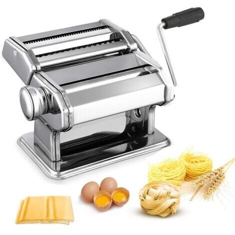 Machine à Pâtes Laminoir à Pâtes En Acier Inoxydable Pour Tagliatelle/Spaghettis/Lasagnes/Ravioles (V1)