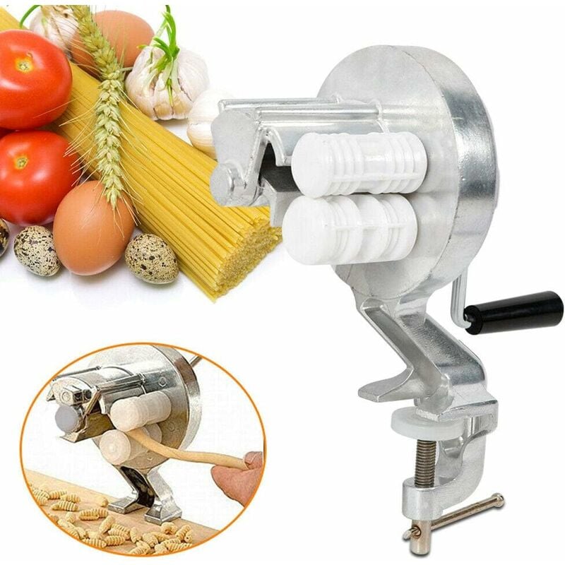 Senderpick - Machine à pâtes, manuelle, machine à pâtes, pour gnocchi et cavatelli, spaghetti, alliage d'aluminium