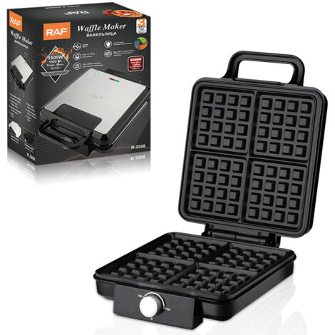Machine à petits pains pour le petit-déjeuner, machine à hamburgers et gaufres multifonctionnelle haut de gamme pour usage domestique, machine à sandwichs à quatre grilles.