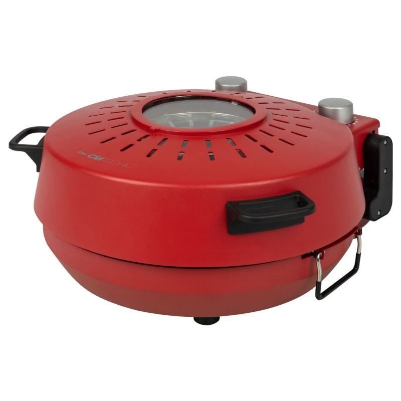 Clatronic - Machine à Pizza 1200W rouge PM3787-Rouge