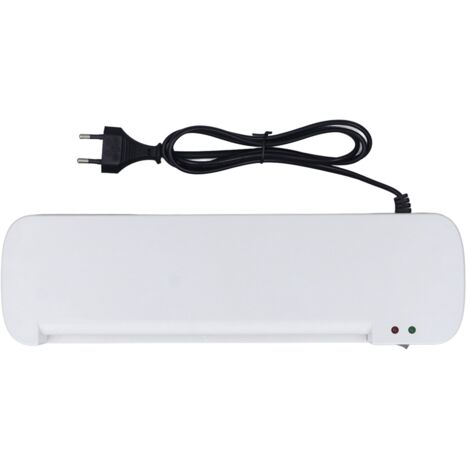 Machine à Plastifier A4 Mini Bureau Chauffante pour Documents Scolaires et Professionnels avec Prise UE 220‑240V