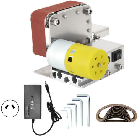 Machine à polir électrique Mini Belt - Accessoires de ponceuse de bureau DIY - 200W, Prise AU 110‑240V
