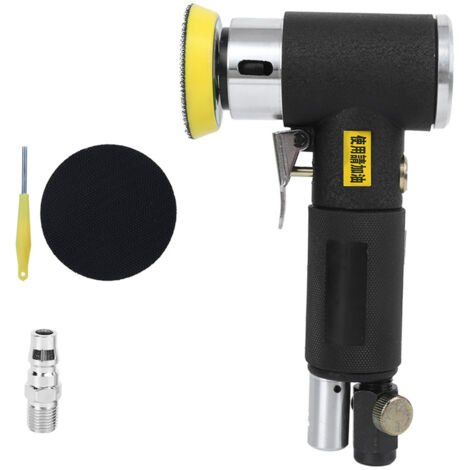 Machine à polir pneumatique 2 et 3 pouces YC-2611, 1500 tr/min, entrée 1/4 de pouce avec raccords