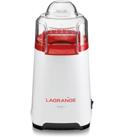 Machine à pop corn Lagrange Popp'y 1200 W Blanc et Rouge