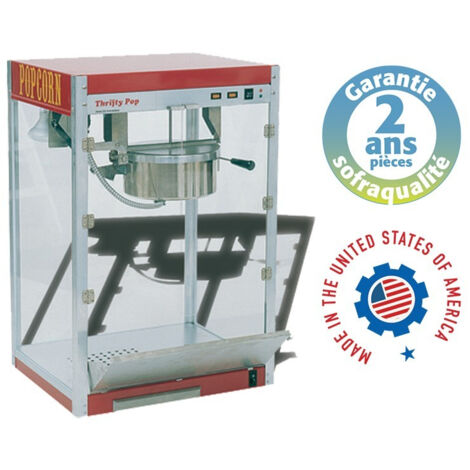 Machine à Pop-Corn professionnelle - THRIFTY POP 8 - Sofraca