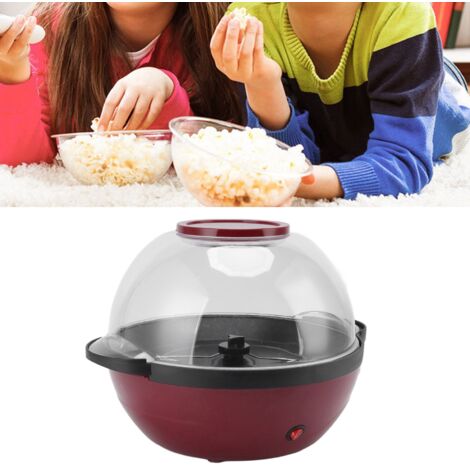 Machine à popcorn automatique électrique 5L, capacité grande, mini pop-corn maker pour cuisine, ABS, 35.5x25cm, 850W