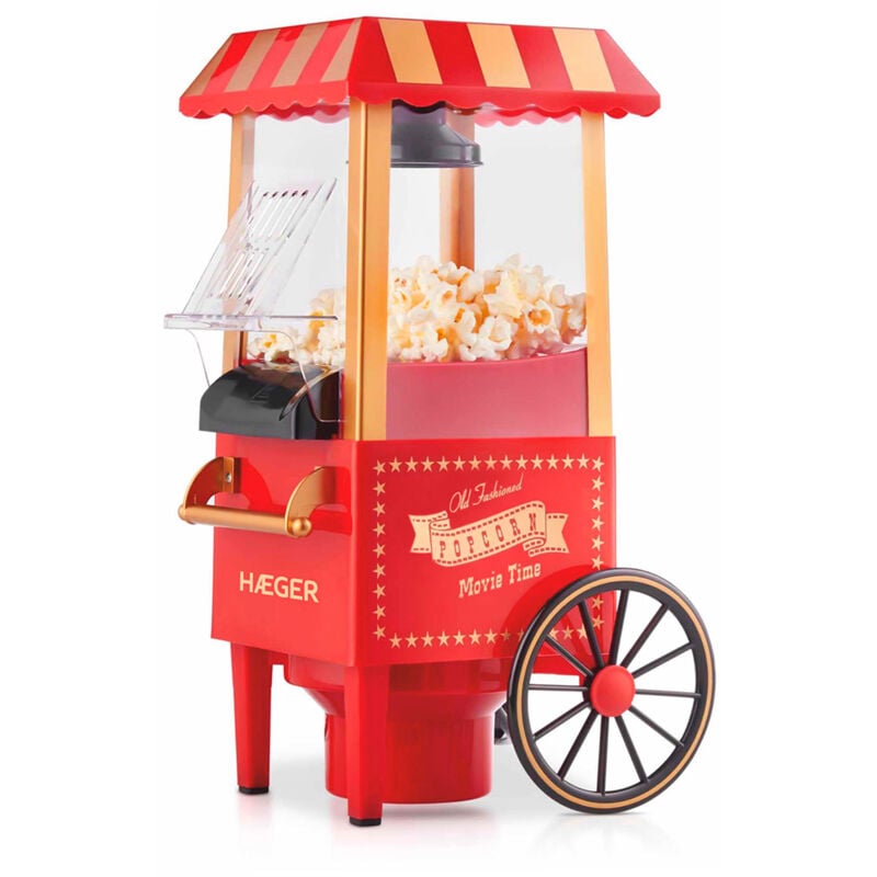 Haeger - PM-120.001A popcorn de corn poppers Rouge 4 min 1200 w