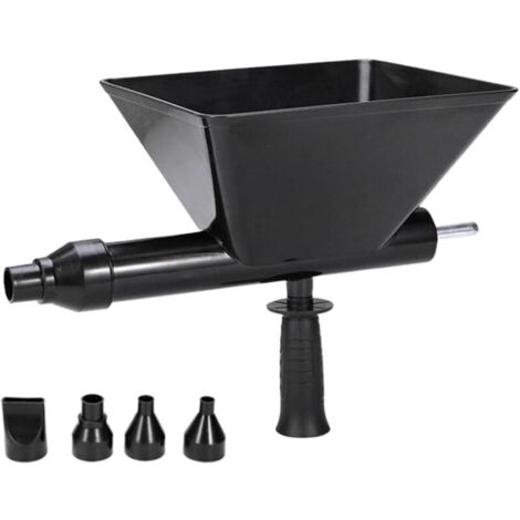 Machine à Pulvériser Mortier - Pistolet à Calfeutrer Électrique pour Briques - Applicateur de Coulis Portable avec 4 Embouts