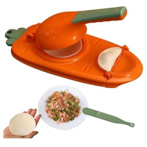 Machine à raviolis - Artefact - Nouvelle version 2023 - Multifonctionnelle - Design ergonomique - Couleur orange