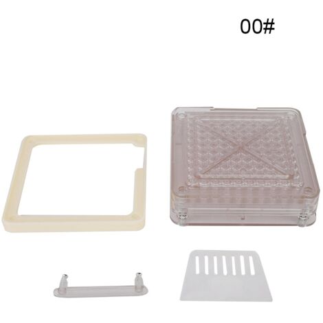 Machine à Remplir Capsules Manuelle en Acrylique, 100 Emplacements pour Poudres, Taille 00