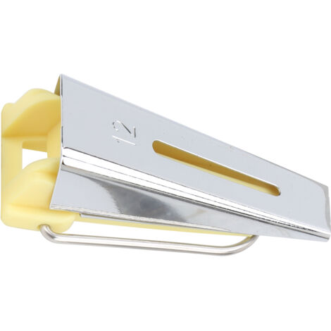 Machine à ruban de biais 5 tailles, kit couture DIY pour ourlets et quilting, outil ménager jaune 12MM.