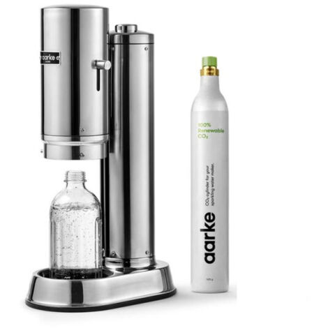 Machine à soda et eau gazeuse Pack Carbonator 3 Inox + CO2
