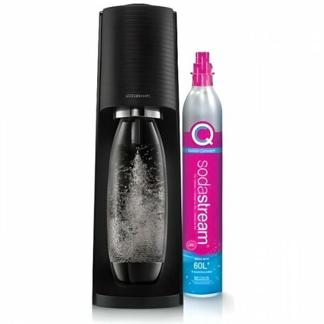 Machine a Soda Machine a soda et eau gazeuse Sodastream TERRA Noire + 1 bouteille compatible Lave Vaisselle