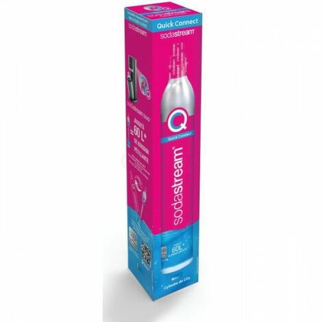 Machine a Soda SodaStream recharge de gaz supplémentaire 60L Quick Conncect a clipser