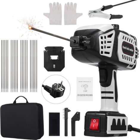 Machine à souder électrique portable 120 A avec onduleur IGBT, réglage du courant variable en continu, ARC livré avec 20 tiges pour les professionnels et les amateurs de bricolage
