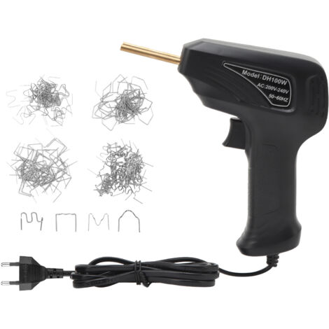 Machine à souder le plastique 50W, agrafeuse à chaud, kit de réparation de pare-chocs pour voitures avec pince et 4 types de clous plats, prise UE 220V
