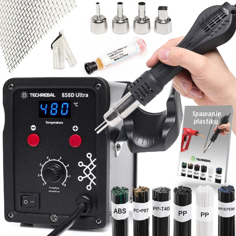 Machine à souder le plastique Techrebal 858D ULTRA 750W