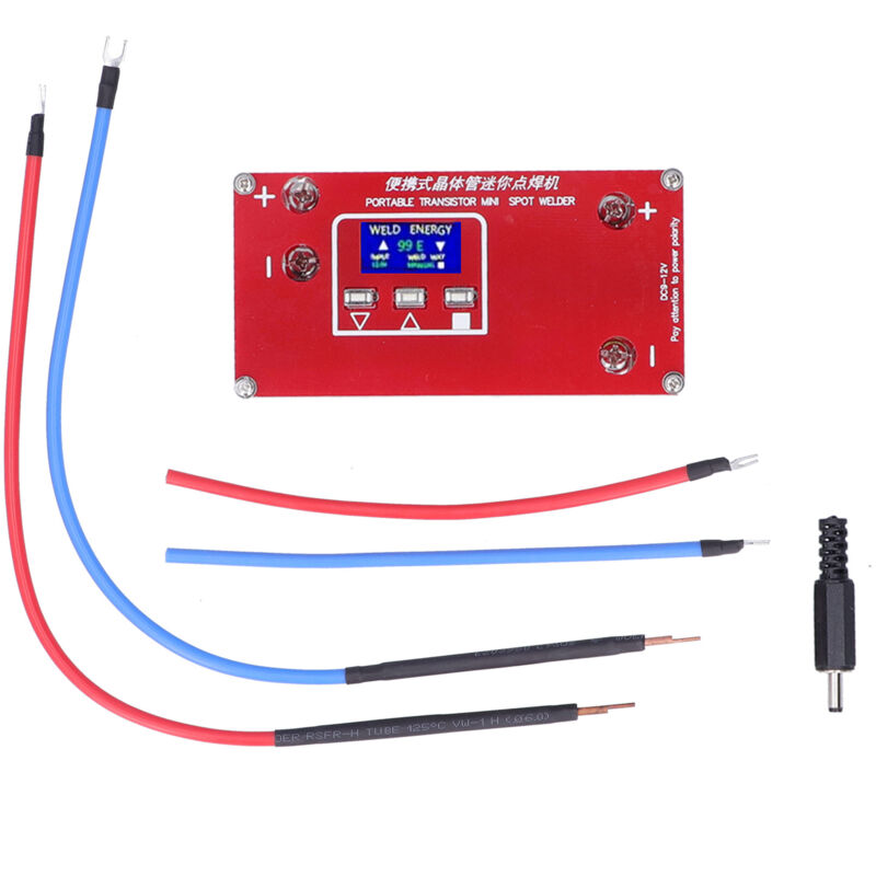 Sunxury - Machine à souder par points Portable avec écran lcd, Kit de stylo de soudage à Transistor pour batterie de voiture 18650 12V