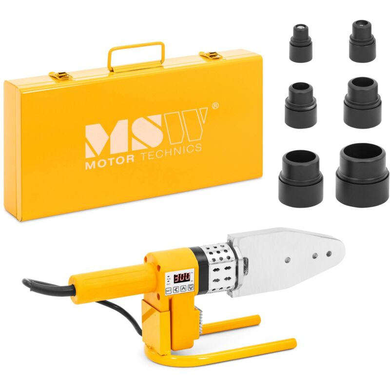 Poste à souder électrofusion 950 W 20 à 63 mm jusqu'à 300 °C avec écran numérique