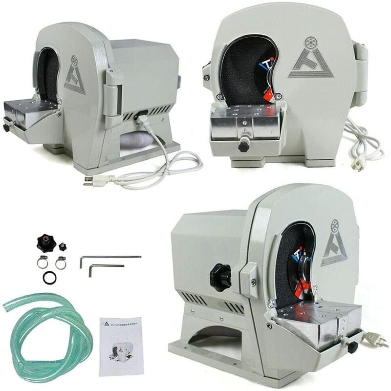 Senderpick - Machine à tailler les modèles dentaires à l'eau, équipement de laboratoire à disque abrasif, machine d'intrados d'arc en plâtre JT-19