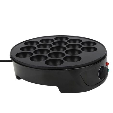 Machine à Takoyaki Octopus Ball Electrique 18 Moules Non Stick pour Petit Déjeuner