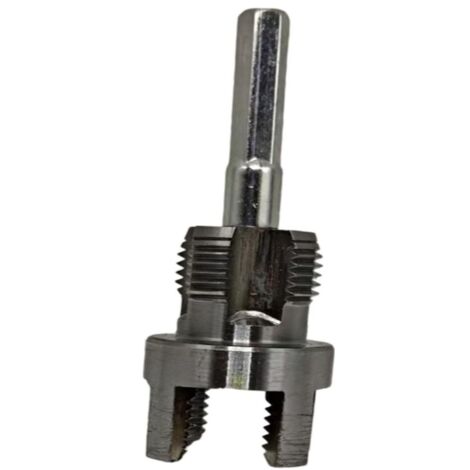 Machine à tarauder pour tuyau d'eau PPR à 4 points d'ouverture intégrée, filetage intérieur et extérieur, pour tuyau en PVC, couleur argent.
