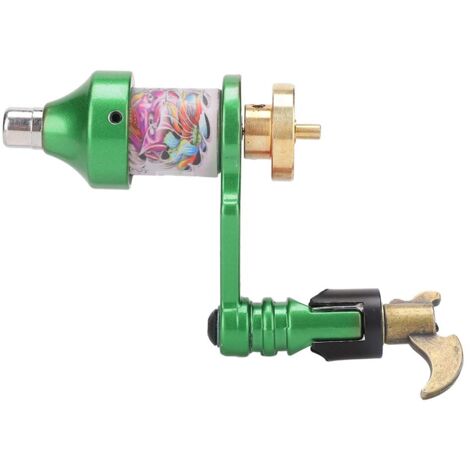 Machine à Tatouage Silencieuse pour Maquillage Semi-Permanent, Ombreur et Liner avec Interface RCA (Vert)