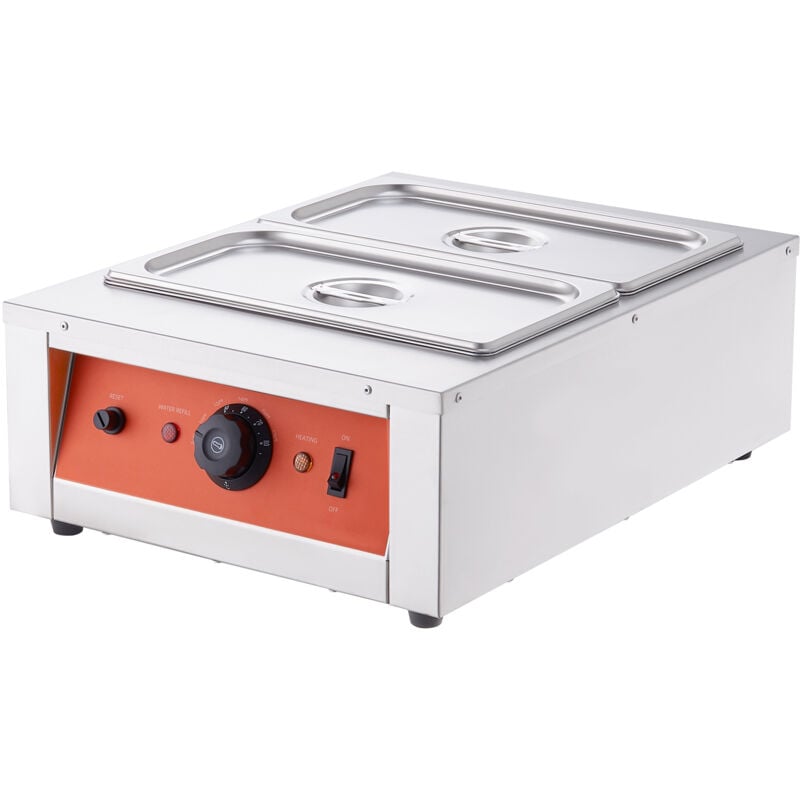 Machine à tempérer le chocolat Mophorn 17,6 lb avec cuve de fusion à deux réservoirs en acier inoxydable