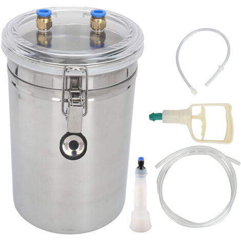 Machine à Traire Manuelle 2L en Acier Inoxydable - Kit de Traite Portable pour Maison, Économiseur d'Effort