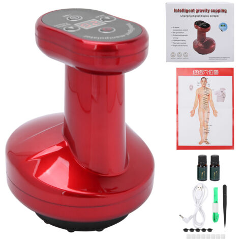 Machine à Ventouses Électrique Rechargeable 9 Vitesses pour Massage et Thérapie Corporelle