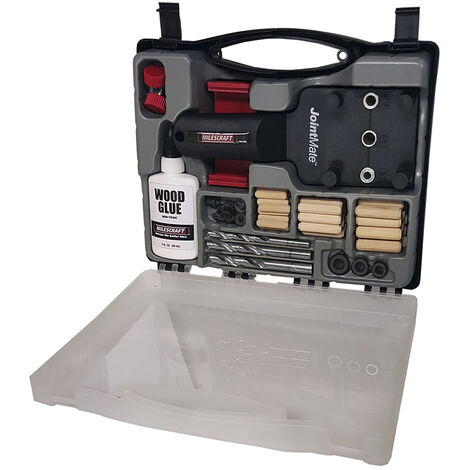 Machine avec ensemble de gabarit de perçage pour goujons Dowel Jig Kit Milescraft