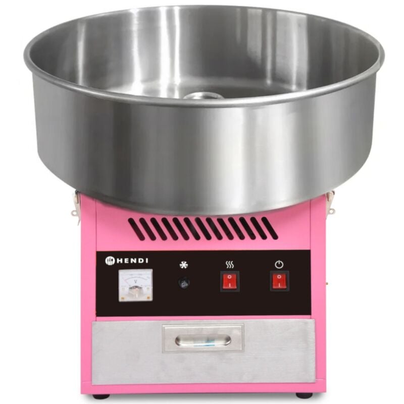 Machine à barbe à papa électrique sans couvercle, diamètre 52 cm 1200 w Hendi 282731