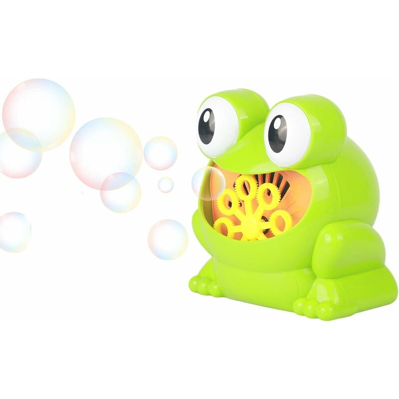 Machine à bulles automatique en forme de grenouille, jouet d'extérieur pour enfants, fête d'été, jardin, jeux amusants
