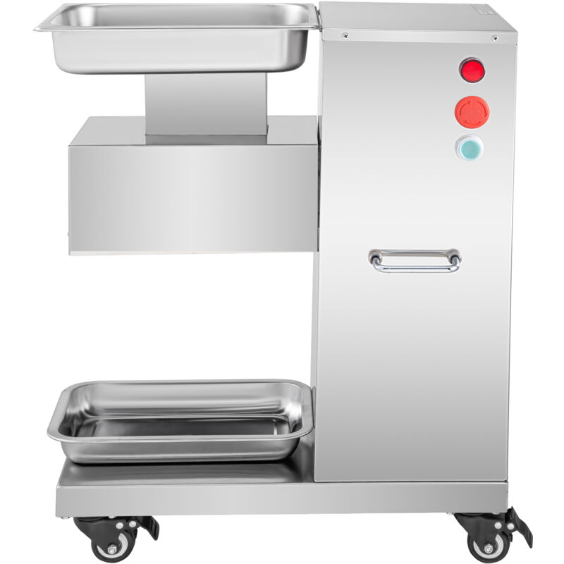 Machine commerciale de découpe de viande Mophorn 1100 lb/h, 750 w, lame de 3 mm, trancheuse à aliments en acier inoxydable, trancheuse à viande de