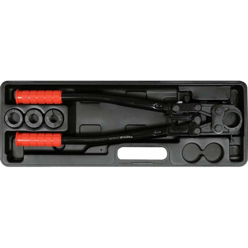 Pince à sertir professionnelle pour tubes 4 pièces, pour tubes composites pe rt pex Al pex pex-ai-pex Aluminium, 16-26 mm, forme en u, ali - Yato