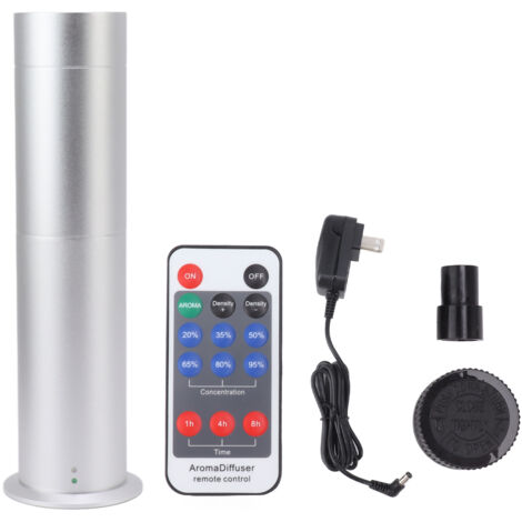 Machine d'aromathérapie intelligente 120ml 100240V Machine d'aromathérapie cylindrique télécommandée pour htel à domicile Silver US Plug.