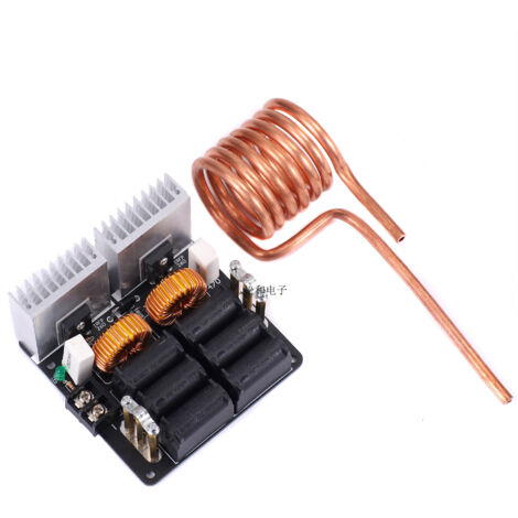 Machine de chauffage par induction haute fréquence ZVS 1000 W, four de trempe haute fréquence moyenne fréquence, ZVS sans robinet