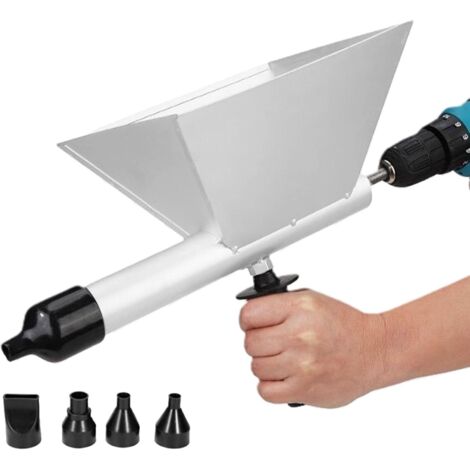 MINKUROW Machine De Coulis De Ciment, Taille Grande Pulvérisateur De Mortier, Pistolet À Calfeutrage En Ciment, Pompe À Mortier Pour Mortier De Ciment, Pour Briques Murs