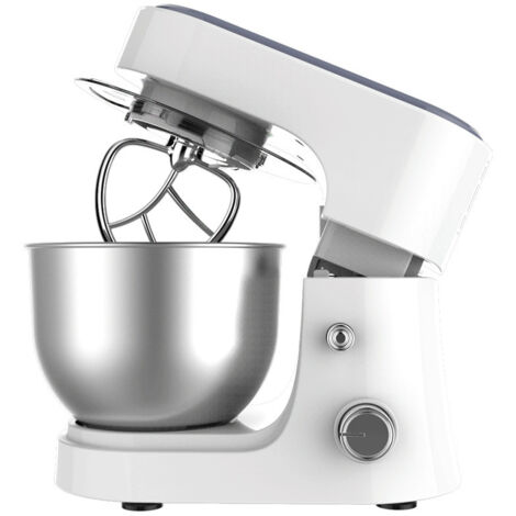 Machine De Cuisine Premium Avec Affichage Électronique Batteur Multifonction Avec Bol En Acier Inoxydable De 4l 600 W 6 Vitesses Inclus Fouet, Batteur