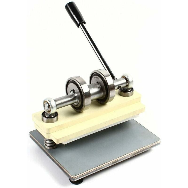 Gojoy - Machine de découpe Manuelle en pvc, coupeur de gaufrage de Presse à poinçonner en Cuir, Machine de gaufrage Manuelle de Papier pour la Coupe