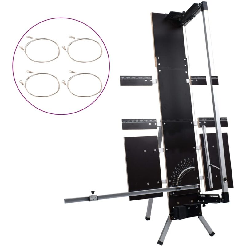 Vidaxl - Coupe-mousse avec pieds en aluminium 200 w