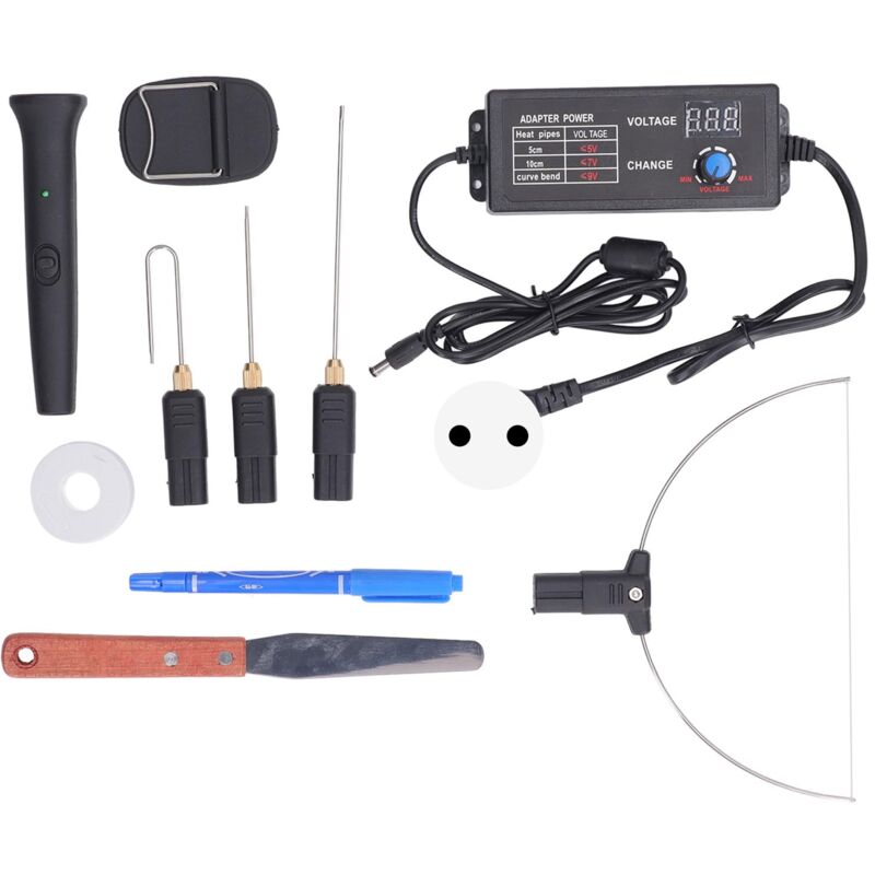 Machine de Découpe de Mousse Électrique 4 en 1 avec Contrôle de Tension, Kit de Coupe de Panneau de Mousse à Fil Chaud, Ensemble de Coupe-Polystyrène