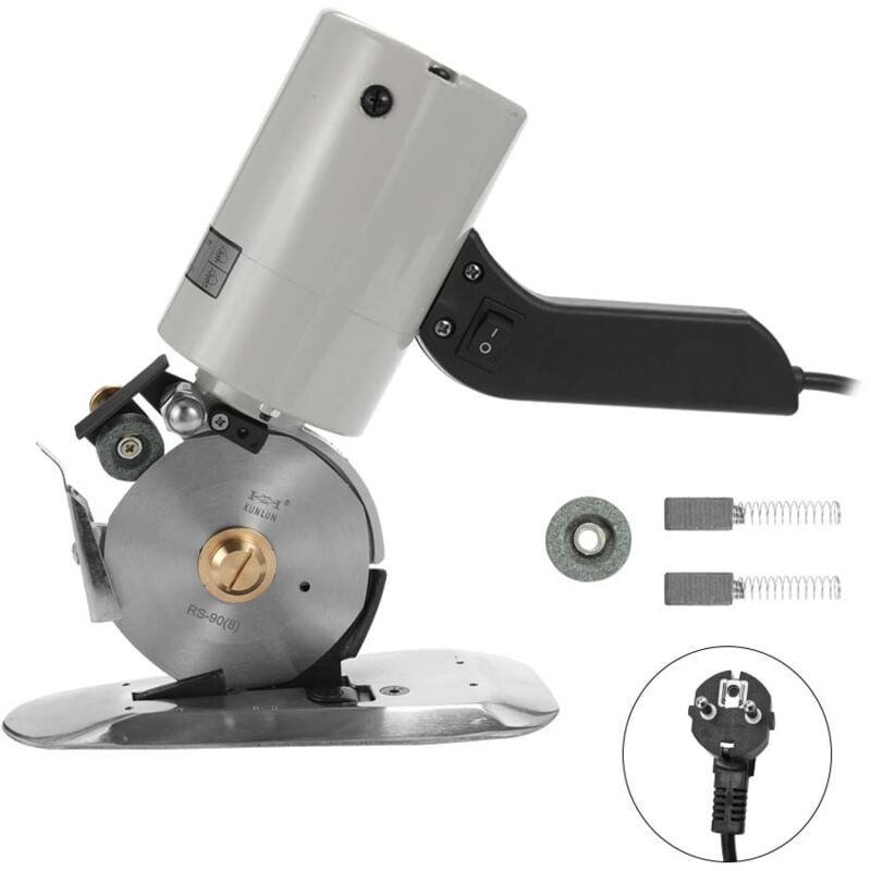 Machine de découpe de tissu ronde électrique portative à faible bruit et légère TY-90B