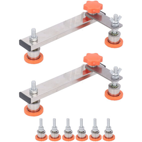 Machine de découpe support fixe 6 patins en caoutchouc antidérapants 2 bras support de Base d'absorption des chocs