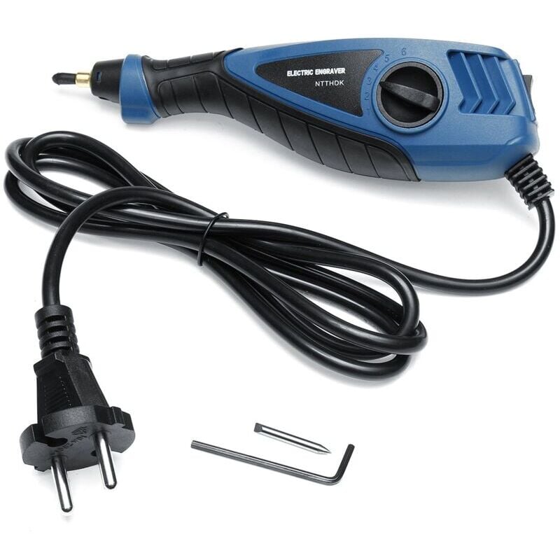 SNQ - Machine de gravure électrique Dremel 220 v 25 w pour bijoux, bois, métal, stylo de gravure manuel