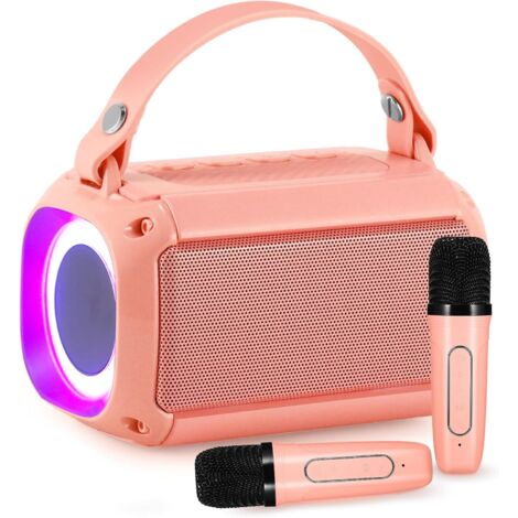 Mini Machine à Karaoké Pour Enfant Avec Micro Sans Fil - Modèle Beige D23 - Neuf Sous Garantie