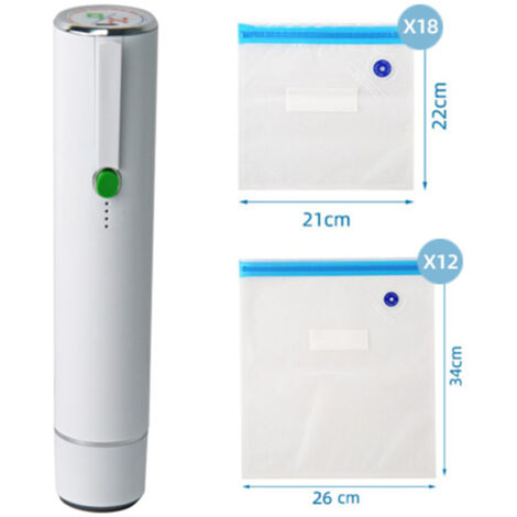 Machine de mise sous vide pour aliments, machine de mise sous vide portable