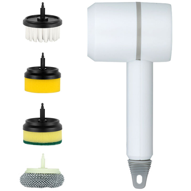 Lifcausal - Machine de nettoyage électrique sans fil, Rechargeable par usb, automatique, brosse à vaisselle, baignoire, carrelage, outil de nettoyage